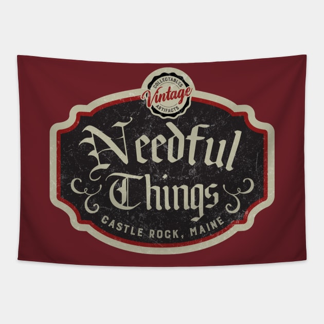 Needful Things Tapestry by MindsparkCreative