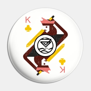 King of Clubs Pin