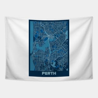 Perth - Australia Peace City Map Tapestry