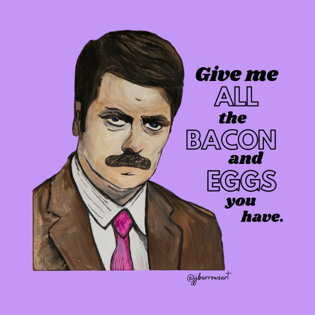 Ron Swanson by JJ Barrows 