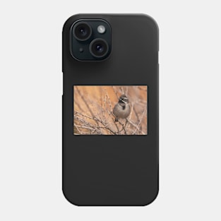 Black-Throated Sparrow Phone Case