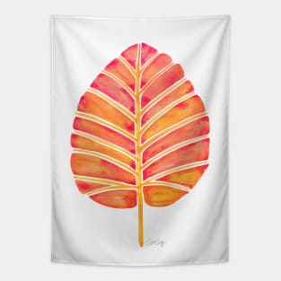 Peach Alocasia Tapestry