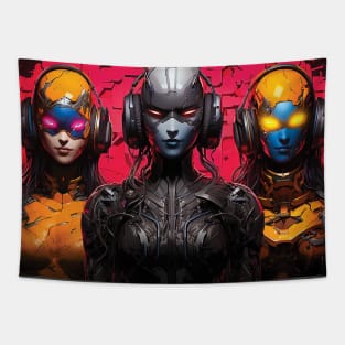 Cybernetic Trio Tapestry