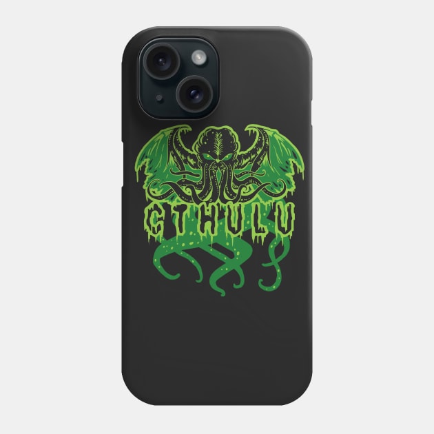 Cthulu, spread your wings! Phone Case by spookyruthy