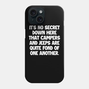 Camp and jeep on! Phone Case