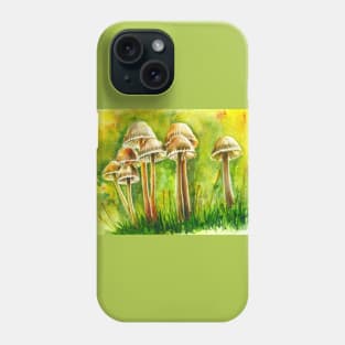 Conical Brittlestem mushroom Phone Case