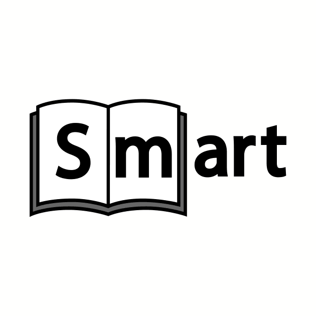 Book smart artistic typography design by DinaShalash