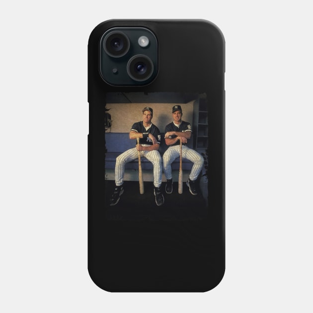 Paul O'Neill and Tino Martinez in New York Yankees Phone Case by SOEKAMPTI