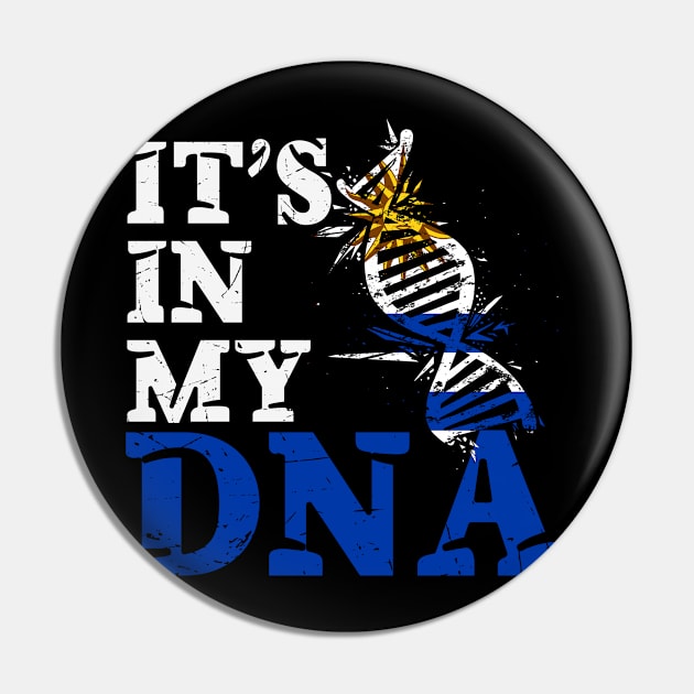 It's in my DNA - Uruguay Pin by JayD World