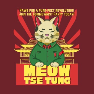 Meow Tse Tung The Communist Cat T-Shirt