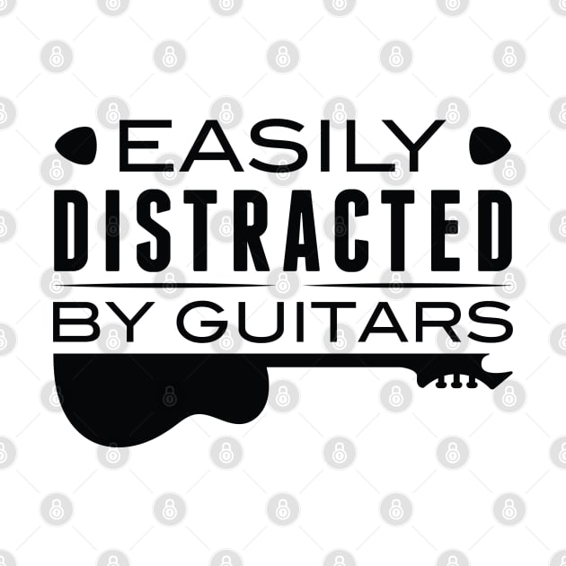 Easily Distracted By Guitars by Cherrific