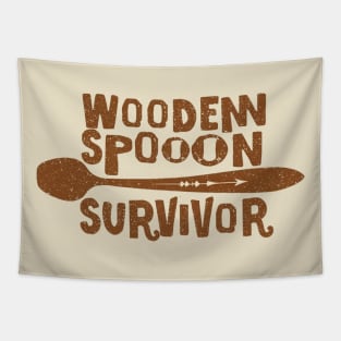 wooden spoon survivor Tapestry