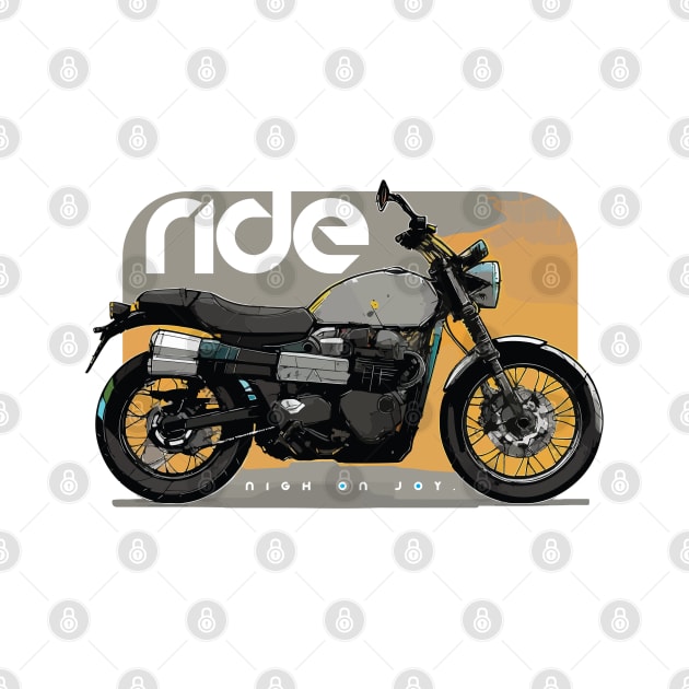 Ride triumph scrambler 900 cyber by NighOnJoy