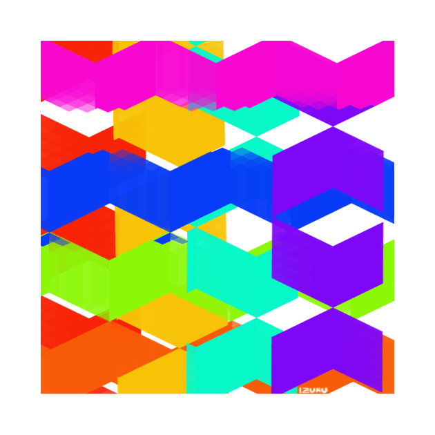 Color Zigzag #1 by Wolfgon Designs