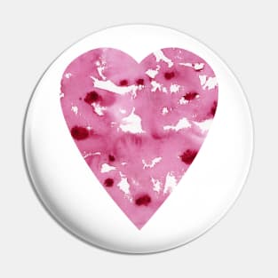 Poppies (heart) Pin