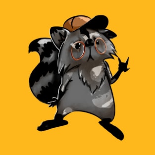 raccoon with glasses T-Shirt