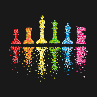 Chess Chess Player Chess Player Rainbow T-Shirt