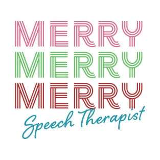 merry Speech Therapist T-Shirt