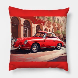 Porsche 356 in Red Pillow