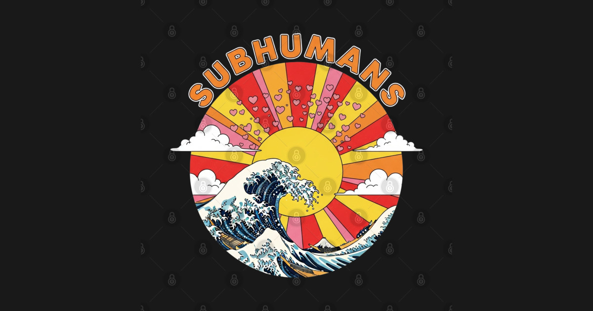 SUBHUMANS Retro Wave - Subhumans - T-Shirt | TeePublic