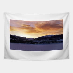 Summit Winter Sunrise Tapestry