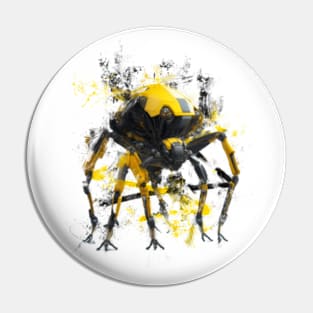 Cyber spider Pin
