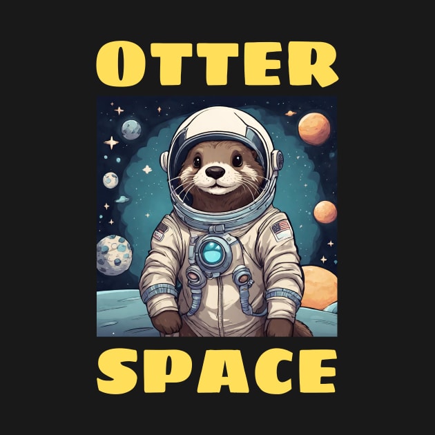 Otter Space | Otter Pun by Allthingspunny