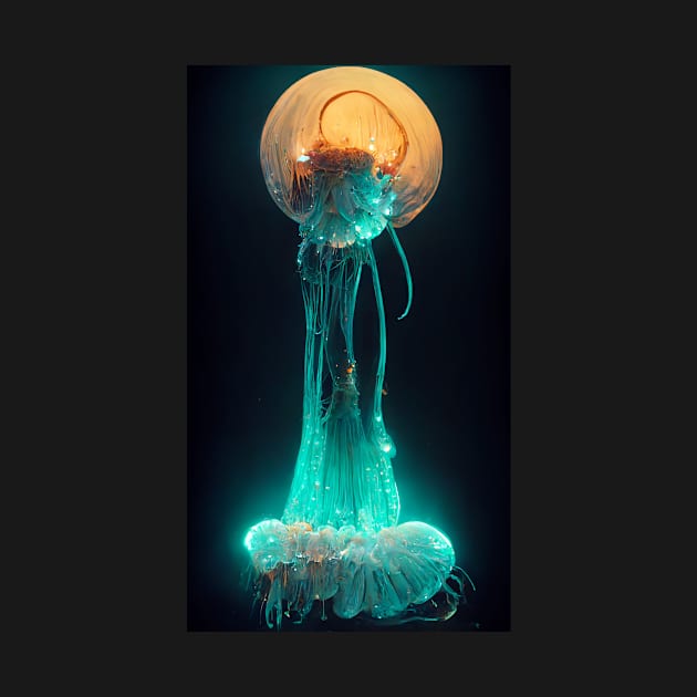 Jellyfish in bloom by Expedition-AI