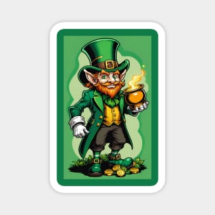 A lucky leprechaun for St. Patrick's day Magnet