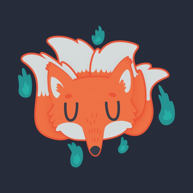 Fiery Fox Spirit Sprite by clairestamper