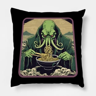 Cthulhu eat ramen Pillow