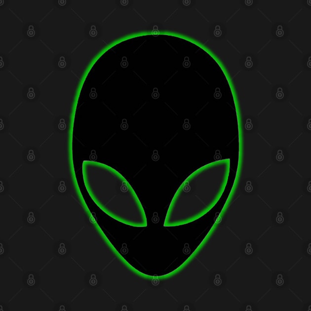 Alien Head by GreenGuyTeesStore