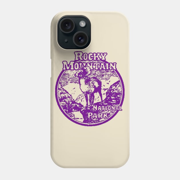 Rocky Mountain National Park Vintage Phone Case by Hilda74