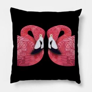 Pink Flamingos Pillow