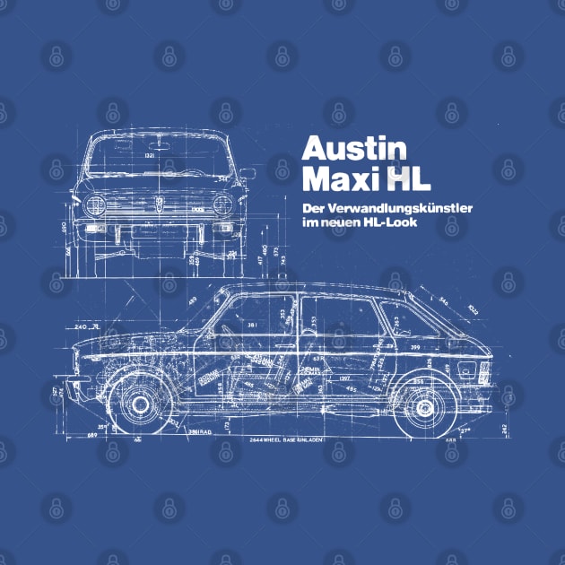 AUSTIN MAXI - blueprint brochure by Throwback Motors