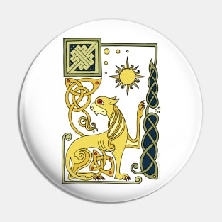 Celitic Lion Pin