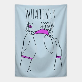 whatever - minimal portrait Tapestry