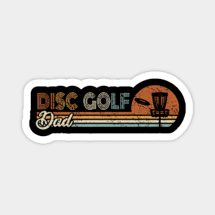 Disc Golf Dad Father Flying Magnet