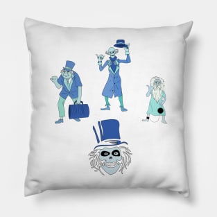 Happy Hitchikng Haunts Pillow