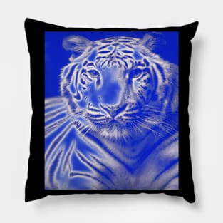 White Tiger from India - White colour Pillow