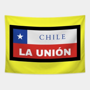 La Unión City in Chilean Flag Tapestry