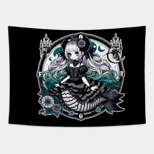 Mermaid Lolita Kawaii Goth Style Tapestry