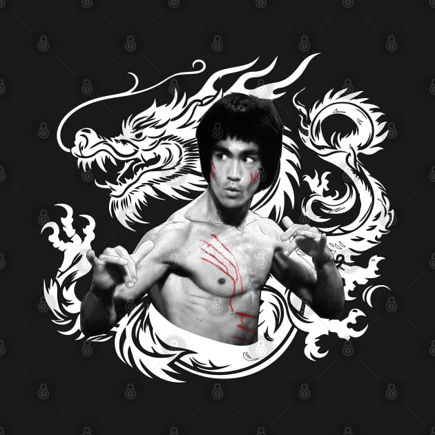 Bruce Lee in Enter The Dragon (White Version) by CoolDojoBro