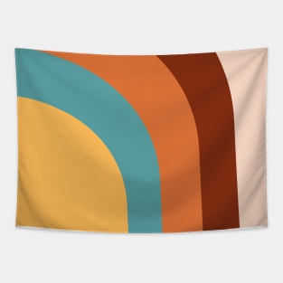 Abstract boho rainbow pattern Tapestry