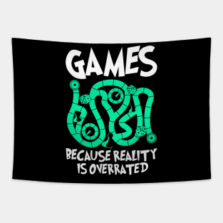 Games Because Reality Is Overrated Tapestry