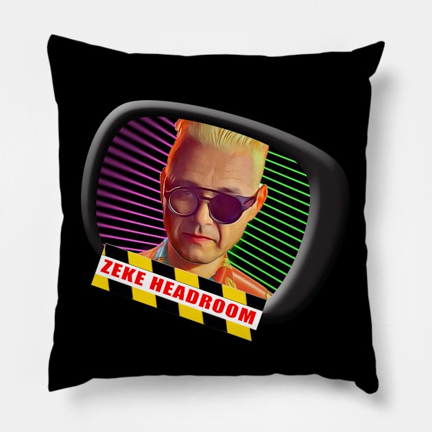Information Society - Zeke Headroom! Pillow by RetroZest