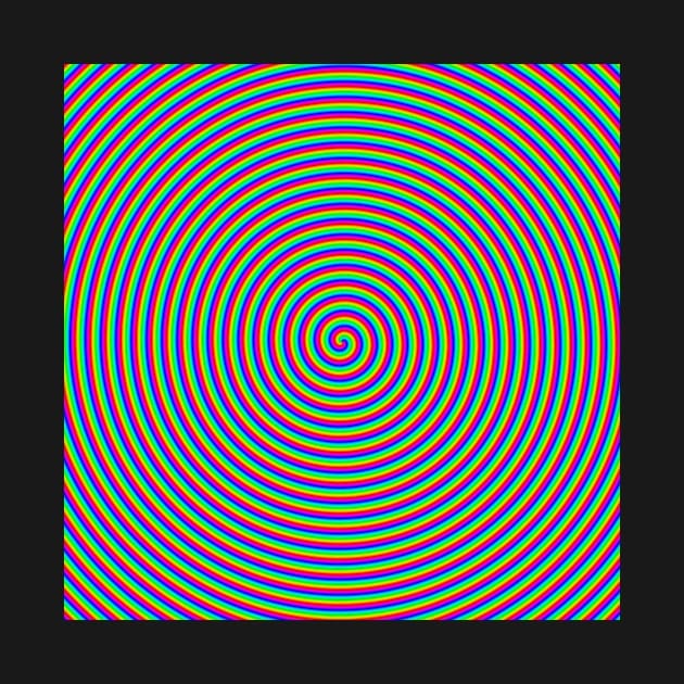 Rainbow Spiral 001 by rupertrussell