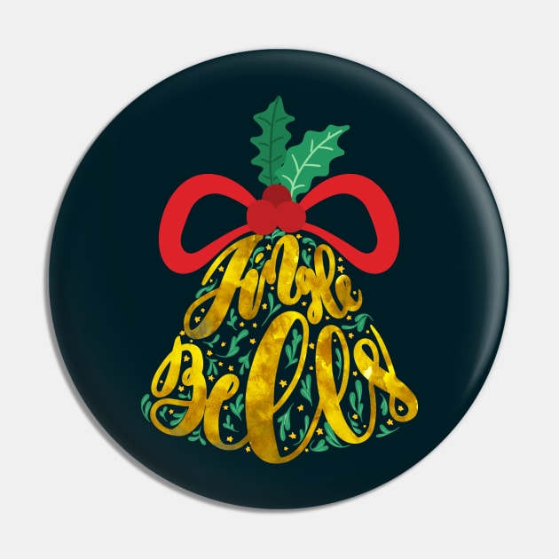 Jingle Bells Pin by lowercasev