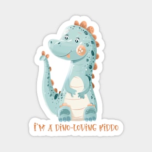Dino Days - I'm a Dino-Loving Kiddo 🦕 Magnet