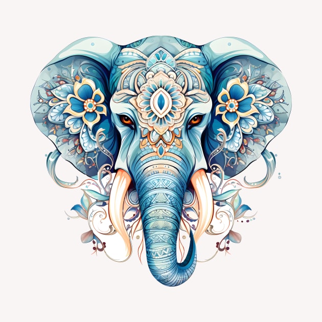 mandala elephant by PK design shop